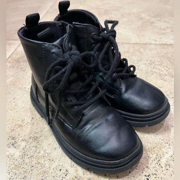 Zara Girls Lace-up Boots size 10 - Picture 1 of 9